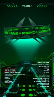 PANDEMIC CYBER RAVE poster