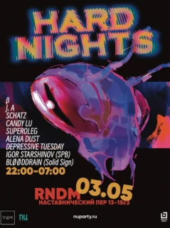 HARD NIGHTS poster